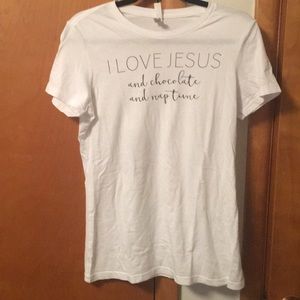 Jesus chocolate naps T-shirt